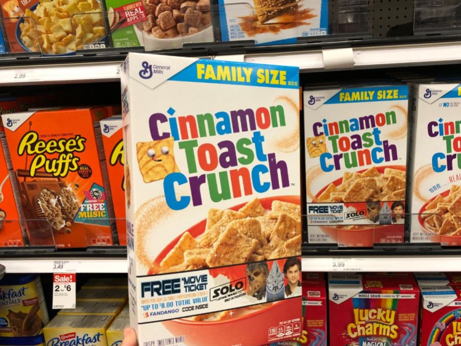 Cinnamon Toast Crunch Cereal box