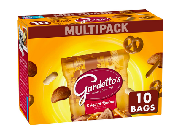 Gardetto’s Stock-Up Deal: Snack Party Mix, 10 count only $3.88 shipped!