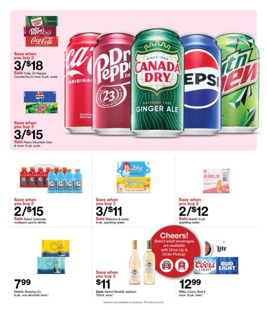 page from Target ad