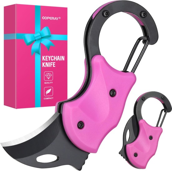 keychain knife with packaging