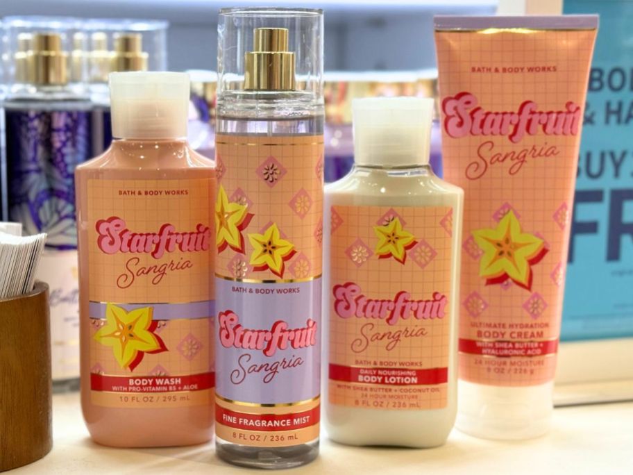 Bath & Body Works Starfruit Sangria Body Care