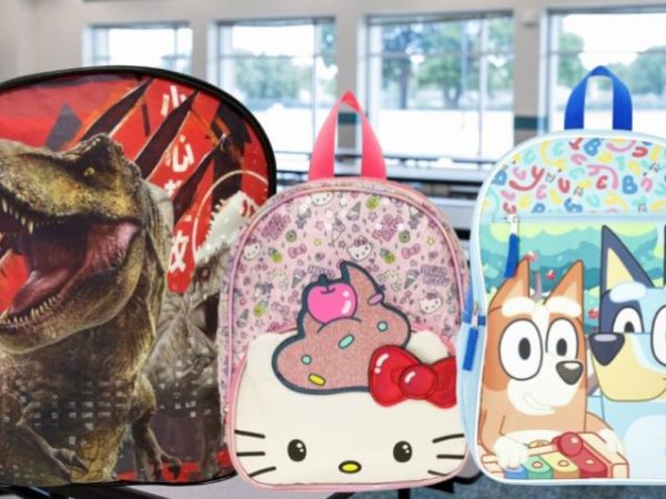 Kids Character Backpacks from $8.93 on Walmart.com | Jurassic World, Bluey, Hello Kitty & More