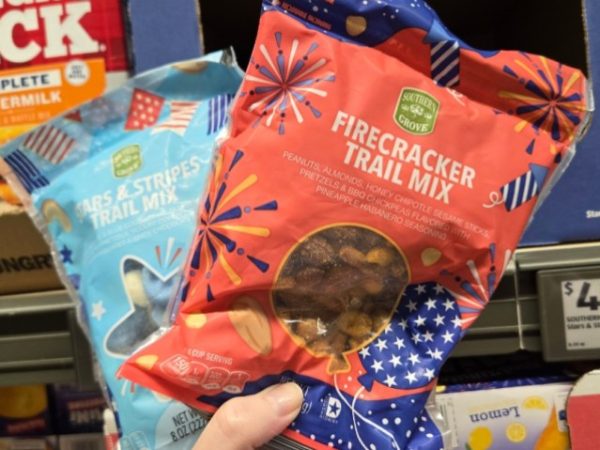 New ALDI Grocery Finds: Patriotic Trail Mix, Chocolate Bark, Pizza Cookies, & More!