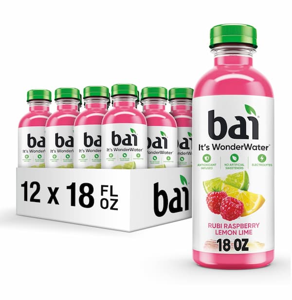 Bai Antioxidant Infused Water Beverage, Raspberry Lemon Lime