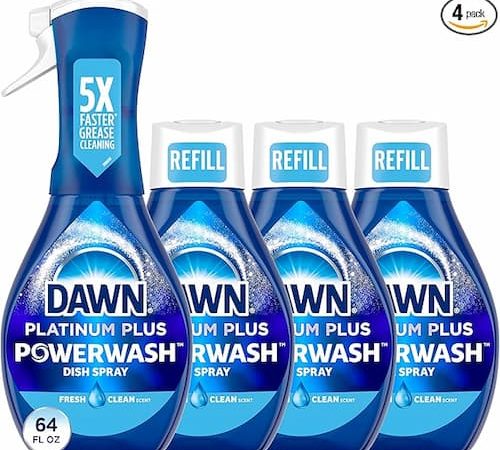 Dawn Platinum Powerwash Dish Spray (4 pack) only $11.62 shipped! {Prime Day Deal}