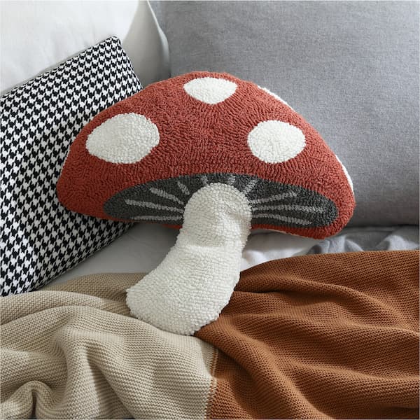 Mainstays 17" x 17" Mushroom Decorative Pillow deal