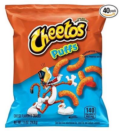 Cheetos Puffs Cheese Flavored Snacks (Pack of 40) only $9.41 shipped!