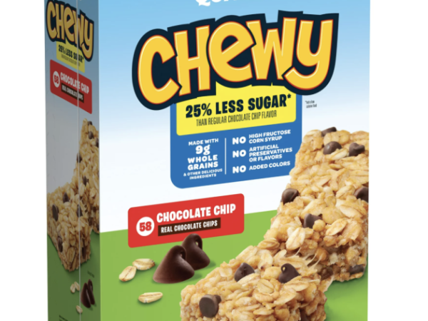 Quaker Chewy Granola Bars, Chocolate Chip, 58 Count only $8.95 shipped!