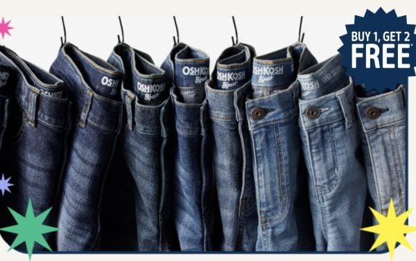 Carter’s: Buy One, Get Two Free Jeans!