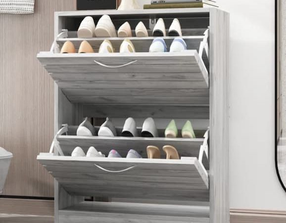 *HOT* 12-Pair Shoe Storage Cabinet only $54.99 shipped (Reg. $165!)