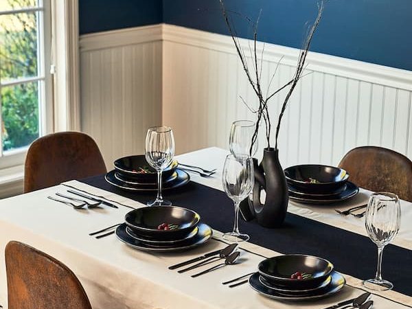 Thyme & Table 12-Piece Stoneware Dinnerware Set only $14.99!