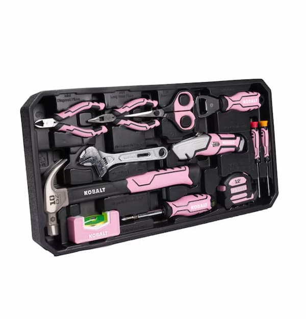 Kobalt 20 -Piece Pink Household Tool Set with Hard Case deal