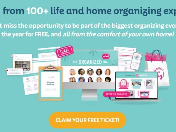 FREE Get Organized HQ Online Event! (100+ sessions and I’m teaching one of them!)