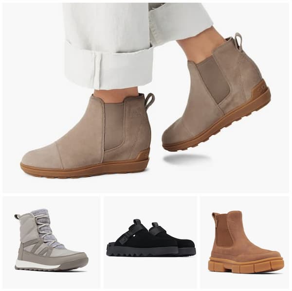 sorel boots and shoes deal
